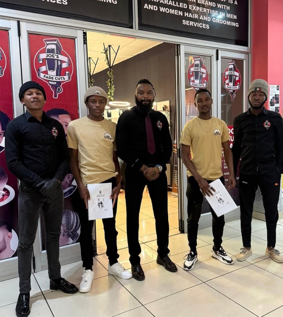 Joe's Fade Cuts Academy team