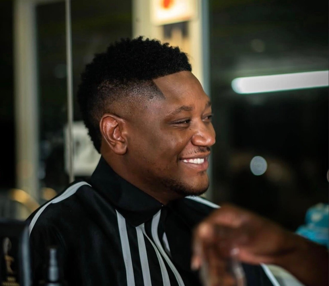 Fresh fade, happy client